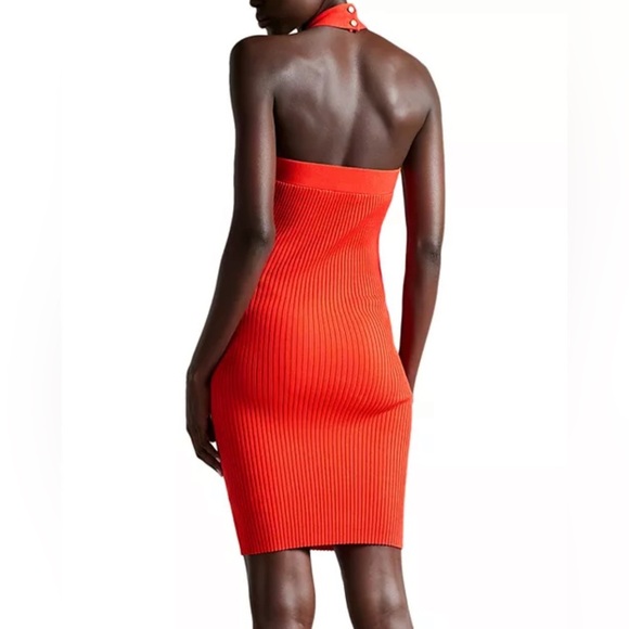 Ted Baker Mirelle Bodycon Halter Knit Dress Ted size 4/US size 10 - Picture 3 of 4